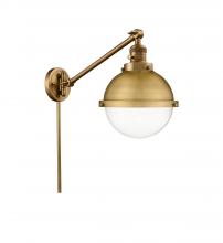 Innovations Lighting 237-BB-HFS-82-BB - Hampden - 1 Light - 9 inch - Brushed Brass - Swing Arm