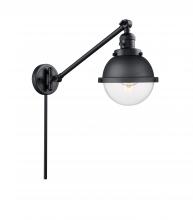 Innovations Lighting 237-BK-HFS-62-BK - Hampden - 1 Light - 7 inch - Matte Black - Swing Arm