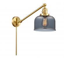 Innovations Lighting 237-SG-G73 - Bell - 1 Light - 8 inch - Satin Gold - Swing Arm