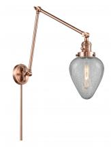 Innovations Lighting 238-AC-G165 - Geneseo - 1 Light - 8 inch - Antique Copper - Swing Arm