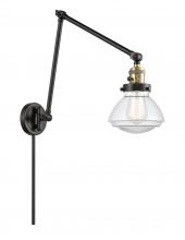 Innovations Lighting 238-BAB-G322 - Olean - 1 Light - 9 inch - Black Antique Brass - Swing Arm