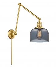 Innovations Lighting 238-SG-G73 - Bell - 1 Light - 8 inch - Satin Gold - Swing Arm