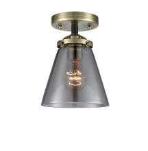 Innovations Lighting 284-1C-BAB-G63-LED - Cone - 1 Light - 6 inch - Black Antique Brass - Semi-Flush Mount