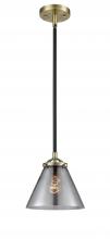 Innovations Lighting 284-1S-BAB-G43 - Cone - 1 Light - 8 inch - Black Antique Brass - Cord hung - Mini Pendant