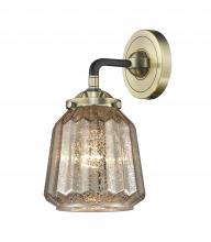 Innovations Lighting 284-1W-BAB-G146-LED - Chatham - 1 Light - 7 inch - Black Antique Brass - Sconce