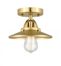 Innovations Lighting 288-1C-SG-M4-SG-LED - Railroad - 1 Light - 8 inch - Satin Gold - Semi-Flush Mount