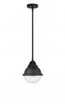 Innovations Lighting 288-1S-BK-HFS-62-BK - Hampden - 1 Light - 7 inch - Matte Black - Cord hung - Mini Pendant