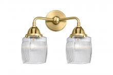 Innovations Lighting 288-2W-SG-G302 - Colton - 2 Light - 14 inch - Satin Gold - Bath Vanity Light