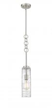 Innovations Lighting 380-1S-SN-G381-4CL-LED - Wexford - 1 Light - 4 inch - Brushed Satin Nickel - Cord hung - Mini Pendant