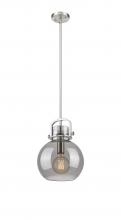 Innovations Lighting 410-1SM-SN-G410-10SM - Newton Sphere - 1 Light - 10 inch - Brushed Satin Nickel - Stem Hung - Mini Pendant