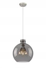 Innovations Lighting 410-3PL-SN-G410-16SM - Newton Sphere - 3 Light - 16 inch - Satin Nickel - Cord hung - Pendant