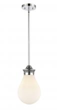 Innovations Lighting 414-1S-PC-G4141-8-LED - Genesis - 1 Light - 8 inch - Polished Chrome - Cord hung - Mini Pendant