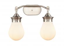 Innovations Lighting 414-2W-SN-6W-LED - Genesis - 2 Light - 18 inch - Satin Nickel - Bath Vanity Light