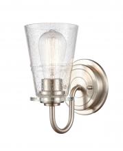 Innovations Lighting 421-1W-SN-SDY-LED - Scarlett - 1 Light - 5 inch - Satin Nickel - Bath Vanity Light