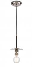 Innovations Lighting 431-1P-BSN-LED - Aurora - 1 Light - 6 inch - Black Satin Nickel - Cord hung - Mini Pendant