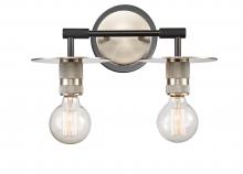 Innovations Lighting 431-2W-BSN-LED - Aurora - 2 Light - 14 inch - Black Satin Nickel - Bath Vanity Light