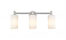 Innovations Lighting 434-3W-SN-G434-7WH - Crown Point - 3 Light - 24 inch - Satin Nickel - Bath Vanity Light