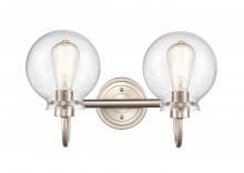 Innovations Lighting 437-2W-SN-SDY-LED - Olivia - 2 Light - 17 inch - Satin Nickel - Bath Vanity Light