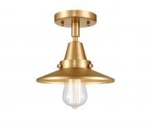 Innovations Lighting 447-1C-SG-M4-LED - Railroad - 1 Light - 8 inch - Satin Gold - Flush Mount