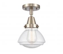 Innovations Lighting 447-1C-SN-G324-LED - Olean - 1 Light - 7 inch - Brushed Satin Nickel - Flush Mount