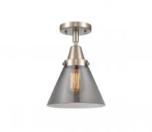 Innovations Lighting 447-1C-SN-G43-LED - Cone - 1 Light - 8 inch - Brushed Satin Nickel - Flush Mount