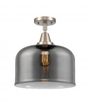 Innovations Lighting 447-1C-SN-G73-L-LED - Bell - 1 Light - 12 inch - Brushed Satin Nickel - Flush Mount