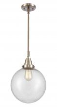 Innovations Lighting 447-1S-SN-G204-10-LED - Beacon - 1 Light - 10 inch - Brushed Satin Nickel - Mini Pendant