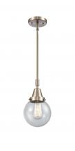 Innovations Lighting 447-1S-SN-G204-6-LED - Beacon - 1 Light - 6 inch - Brushed Satin Nickel - Mini Pendant