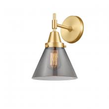 Innovations Lighting 447-1W-SG-G43-LED - Cone - 1 Light - 8 inch - Satin Gold - Sconce