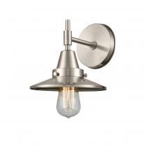 Innovations Lighting 447-1W-SN-M2-SN-LED - Railroad - 1 Light - 8 inch - Satin Nickel - Sconce