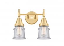 Innovations Lighting 447-2W-SG-G184S-LED - Canton - 2 Light - 14 inch - Satin Gold - Bath Vanity Light