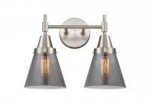 Innovations Lighting 447-2W-SN-G63-LED - Cone - 2 Light - 15 inch - Satin Nickel - Bath Vanity Light