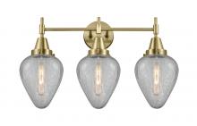  447-3W-AB-G165-LED - Geneseo - 3 Light - 25 inch - Antique Brass - Bath Vanity Light