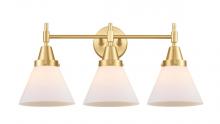 Innovations Lighting 447-3W-SG-G41-LED - Cone - 3 Light - 26 inch - Satin Gold - Bath Vanity Light