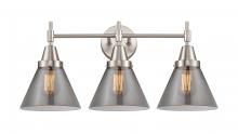 Innovations Lighting 447-3W-SN-G43 - Cone - 3 Light - 26 inch - Satin Nickel - Bath Vanity Light