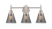 Innovations Lighting 447-3W-SN-G63-LED - Cone - 3 Light - 24 inch - Satin Nickel - Bath Vanity Light