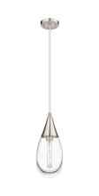 Innovations Lighting 450-1P-SN-G450-6CL - Malone - 1 Light - 6 inch - Satin Nickel - Pendant