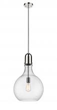 Innovations Lighting 492-1S-PN-G584-14-LED - Amherst - 1 Light - 14 inch - Polished Nickel - Stem hung - Pendant