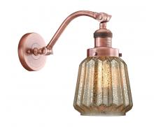 Innovations Lighting 515-1W-AC-G146-LED - Chatham - 1 Light - 7 inch - Antique Copper - Sconce