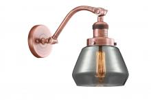 Innovations Lighting 515-1W-AC-G173-LED - Fulton - 1 Light - 7 inch - Antique Copper - Sconce