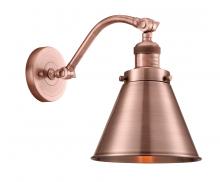 Innovations Lighting 515-1W-AC-M13-AC-LED - Appalachian - 1 Light - 8 inch - Antique Copper - Sconce