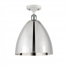 Innovations Lighting 516-1C-WPC-MBD-12-PC-LED - Bristol - 1 Light - 12 inch - White Polished Chrome - Semi-Flush Mount