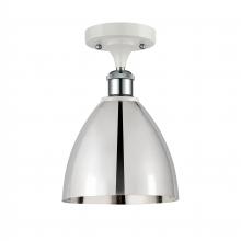 Innovations Lighting 516-1C-WPC-MBD-75-PC-LED - Bristol - 1 Light - 8 inch - White Polished Chrome - Semi-Flush Mount