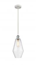 Innovations Lighting 516-1P-WPC-G654-7-LED - Cindyrella - 1 Light - 7 inch - White Polished Chrome - Cord hung - Mini Pendant