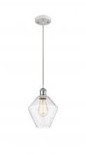 Innovations Lighting 516-1P-WPC-G654-8-LED - Cindyrella - 1 Light - 8 inch - White Polished Chrome - Cord hung - Mini Pendant