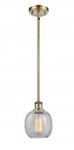 Innovations Lighting 516-1S-AB-G105-LED - Belfast - 1 Light - 6 inch - Antique Brass - Mini Pendant