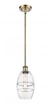 Innovations Lighting 516-1S-AB-G557-6CL - Vaz - 1 Light - 6 inch - Antique Brass - Mini Pendant