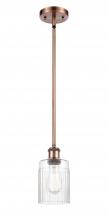 Innovations Lighting 516-1S-AC-G342-LED - Hadley - 1 Light - 5 inch - Antique Copper - Mini Pendant