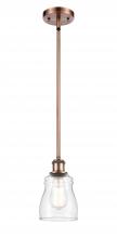 Innovations Lighting 516-1S-AC-G392-LED - Ellery - 1 Light - 5 inch - Antique Copper - Mini Pendant