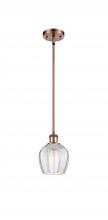 Innovations Lighting 516-1S-AC-G462-6-LED - Norfolk - 1 Light - 6 inch - Antique Copper - Mini Pendant